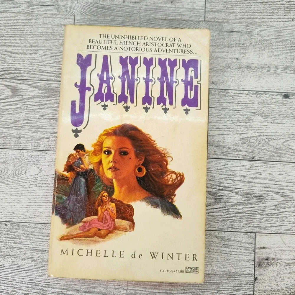 Janine Michelle‎ de Winter 1979 Fawcett Gold Medal Vintage Historical Romance PB